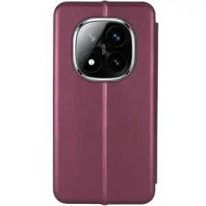 Чохол Classy PU Case для Xiaomi Redmi Note 15 4G/5G (EU) Bordo