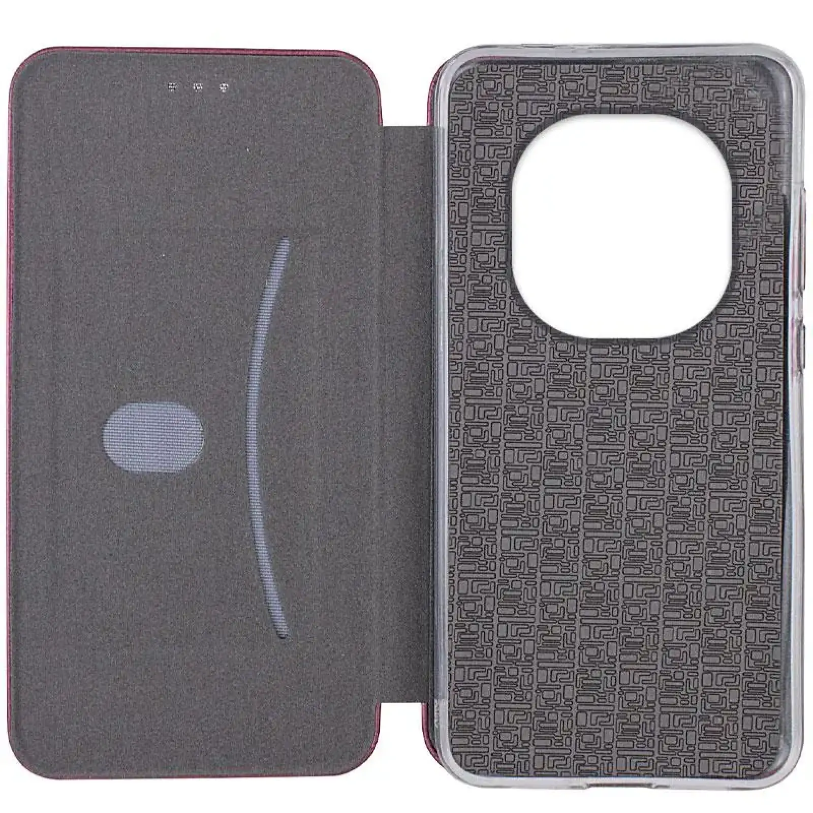 Чохол Classy PU Case для Xiaomi Redmi Note 15 4G/5G (EU) Bordo