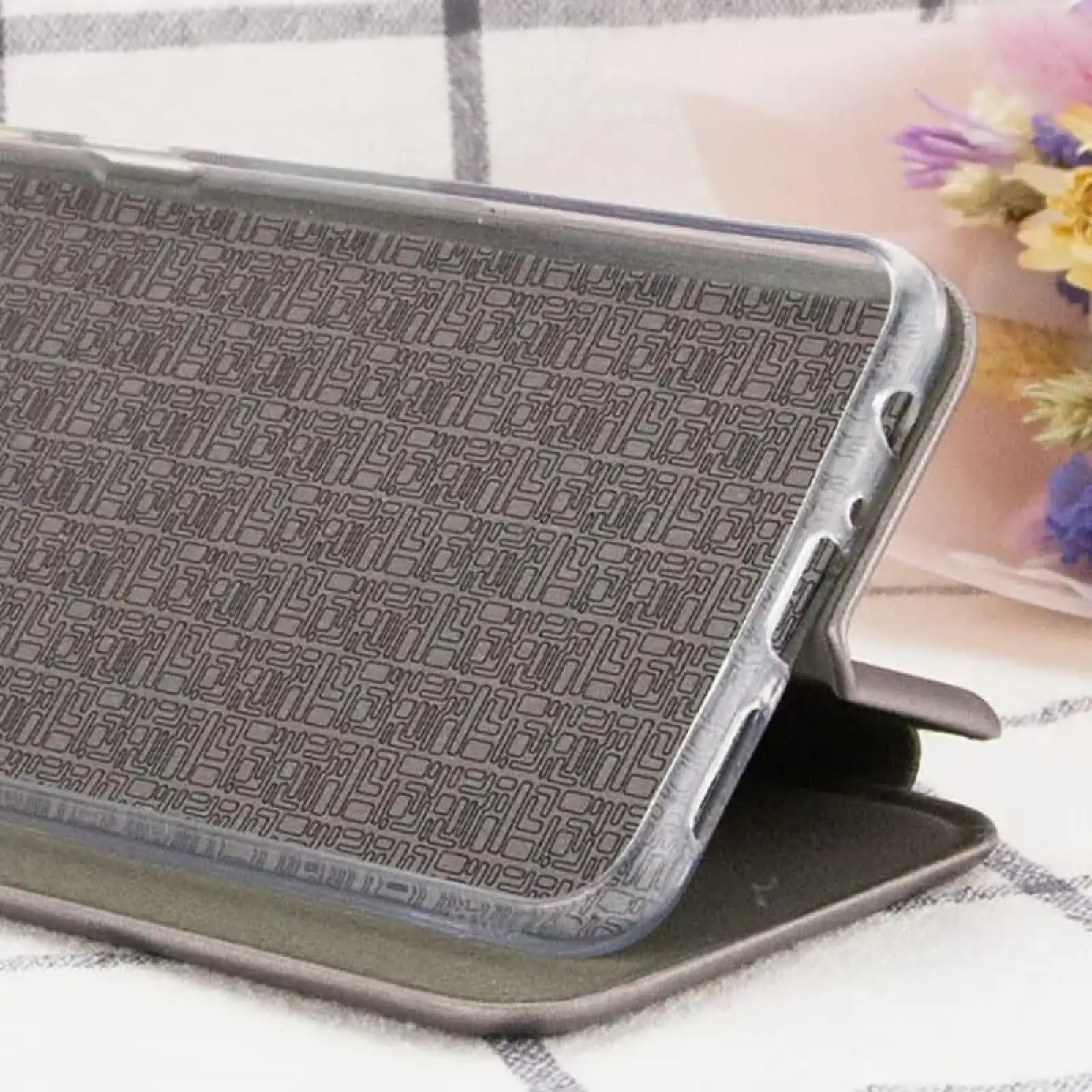 Чохол Classy PU Case для Xiaomi Redmi Note 15 4G, Xiaomi Redmi Note 15 5G (EU) Grey