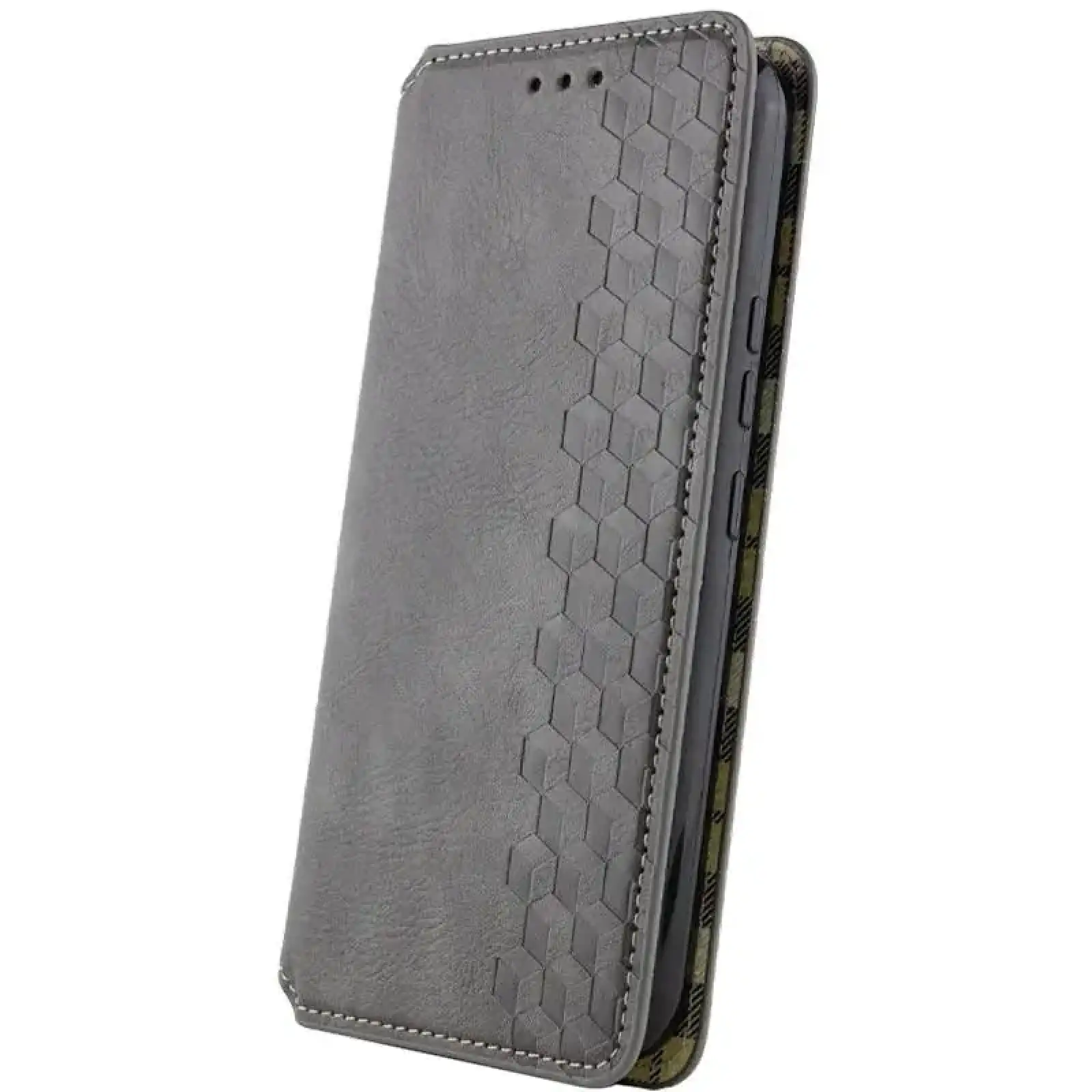 Чохол Getman Cubic PU Case для Xiaomi Redmi Note 15 4G, Xiaomi Redmi Note 15 5G Grey
