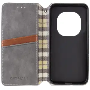 Чохол Getman Cubic PU Case для Xiaomi Redmi Note 15 4G, Xiaomi Redmi Note 15 5G Grey