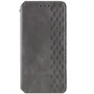Чохол Getman Cubic PU Case для Xiaomi Redmi Note 15 4G, Xiaomi Redmi Note 15 5G Grey