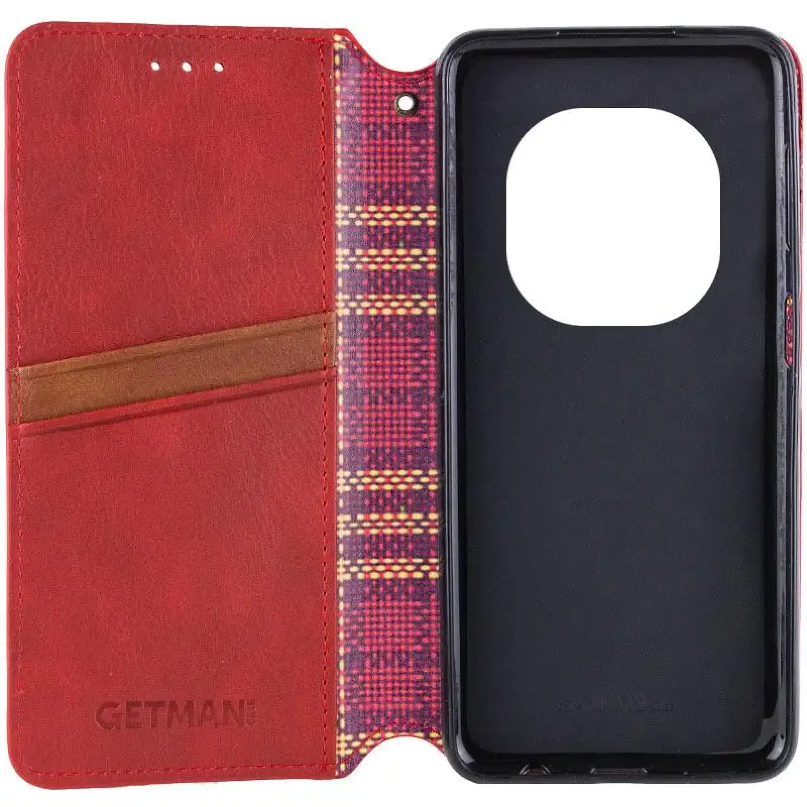Чохол Getman Cubic PU Case для Xiaomi Redmi Note 15 Pro 4G Red
