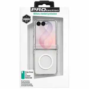Чохол PC Pure Case with Magnetic Fit для Samsung Galaxy Flip8 Clear