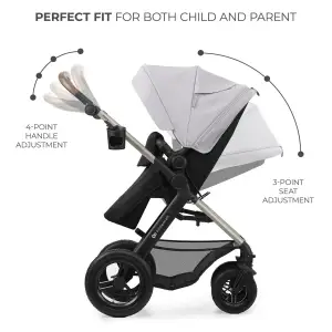 Коляска 3 в 1 Kinderkraft Moov 2 Air Moonlight Grey (KSMOOV02GRY0000) UA