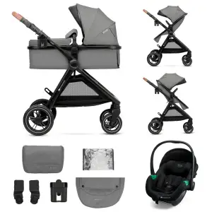 Универсальная коляска 3 в 1 Kinderkraft Esme Pro Gray (KSESME00GRY300N)