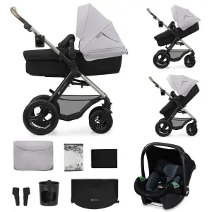 Коляска 3 в 1 Kinderkraft Moov 2 Air Moonlight Grey (KSMOOV02GRY0000) UA