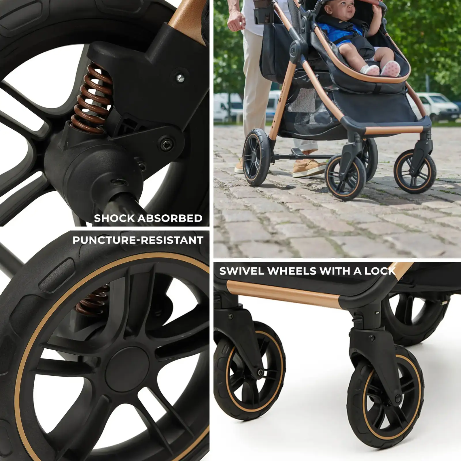 Универсальная коляска 3 в 1 Kinderkraft Esme Pro Pure Black (KSESME00BLK300N)