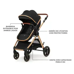 Универсальная коляска 2 в 1 Kinderkraft Esme Black (KSESME00BLK2000)
