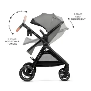 Универсальная коляска 3 в 1 Kinderkraft Esme Pro Gray (KSESME00GRY300N)