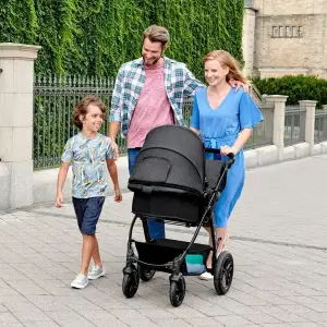 Универсальная коляска 3 в 1 Kinderkraft Moov Gray Melange (KKWMOOVGRYM0NC) UA