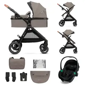 Универсальная коляска 3 в 1 Kinderkraft Esme Pro Sand Beige (KSESME00BEG300N) UA