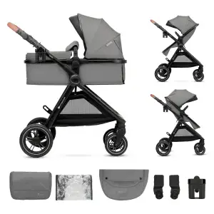 Универсальная коляска 2 в 1 Kinderkraft Esme Grey (KSESME00GRY2000)
