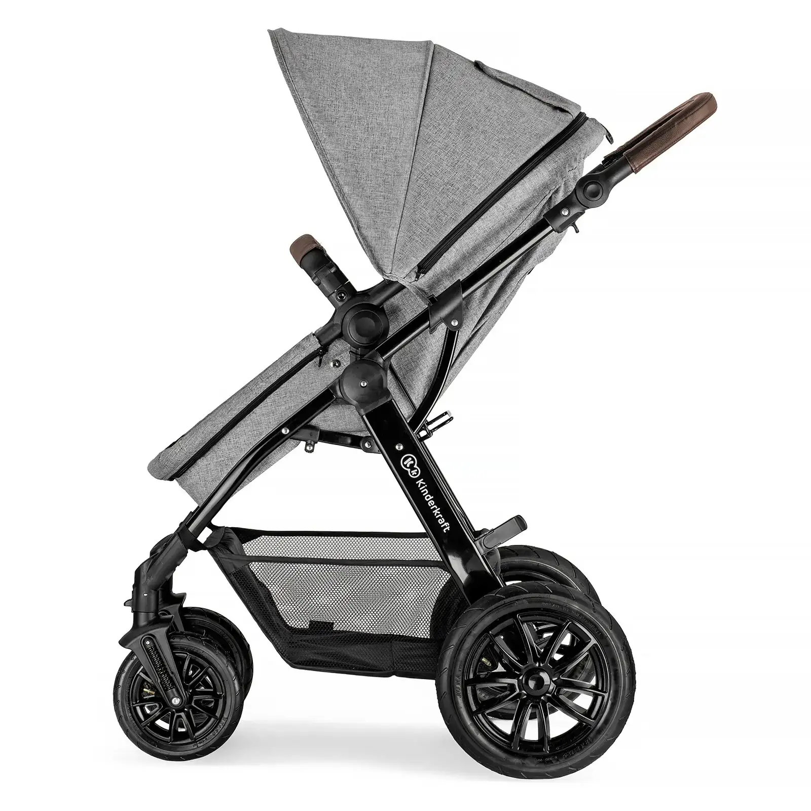 Универсальная коляска 3 в 1 Kinderkraft Moov Gray Melange (KKWMOOVGRYM0NC) UA