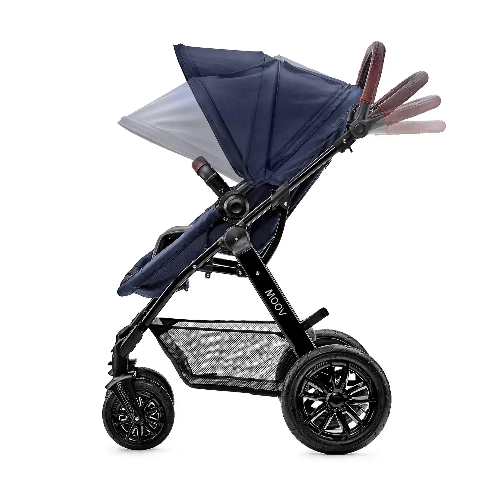 Универсальная коляска 3 в 1 Kinderkraft Moov Navy (KKWMOOVNAV00NC) UA