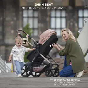 Коляска 3 в 1 Kinderkraft Moov 2 Air Moonlight Grey (KSMOOV02GRY0000) UA