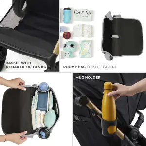 Коляска 3 в 1 Kinderkraft Moov 2 Air Moonlight Grey (KSMOOV02GRY0000) UA