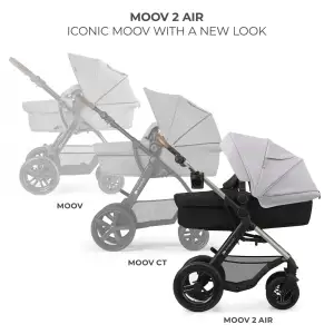 Коляска 3 в 1 Kinderkraft Moov 2 Air Moonlight Grey (KSMOOV02GRY0000) UA