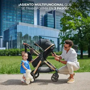 Универсальная коляска 2 в 1 Kinderkraft Esme Black (KSESME00BLK2000)