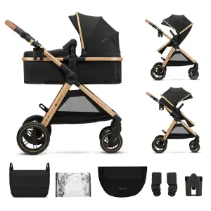 Универсальная коляска 2 в 1 Kinderkraft Esme Black (KSESME00BLK2000)
