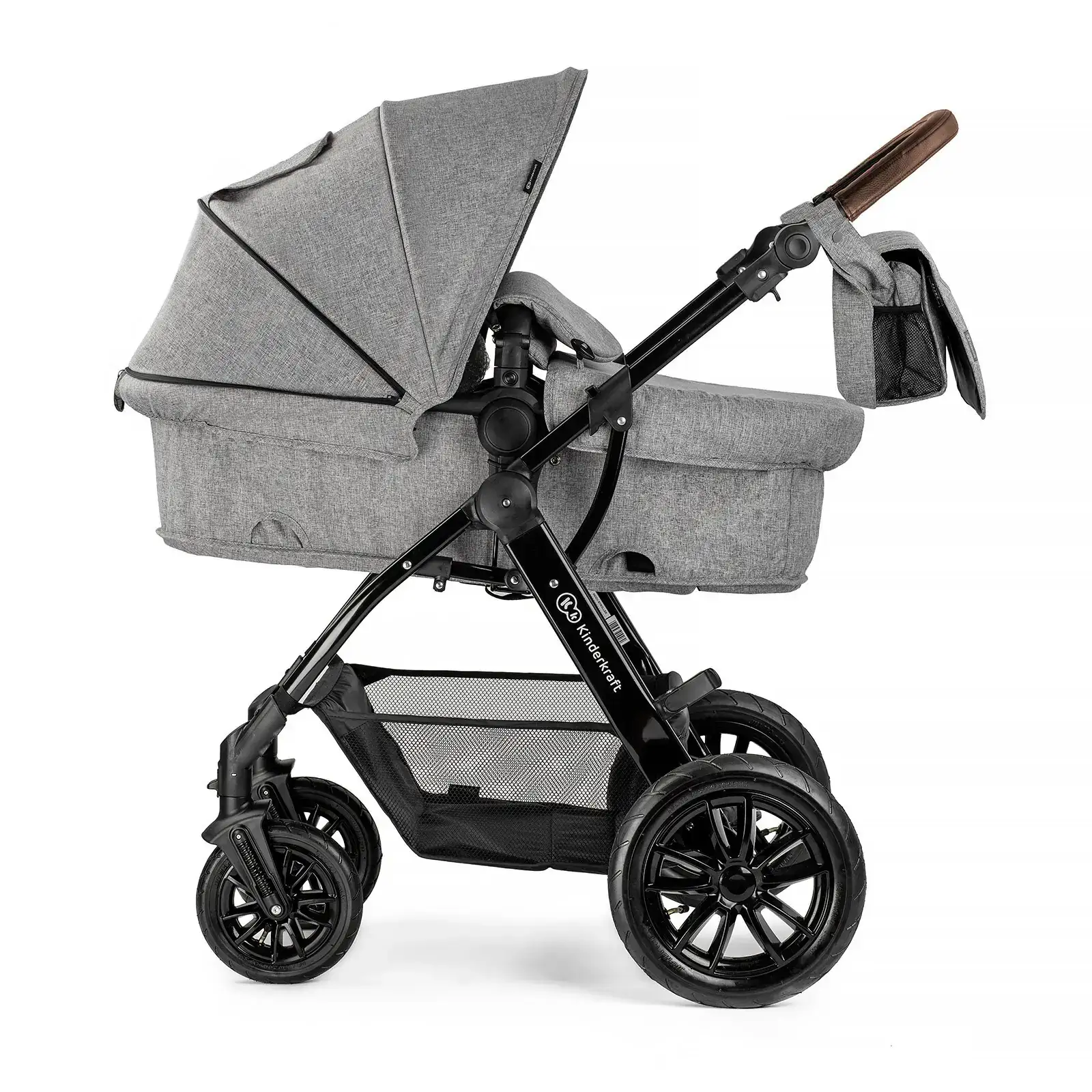 Универсальная коляска 3 в 1 Kinderkraft Moov Gray Melange (KKWMOOVGRYM0NC) UA