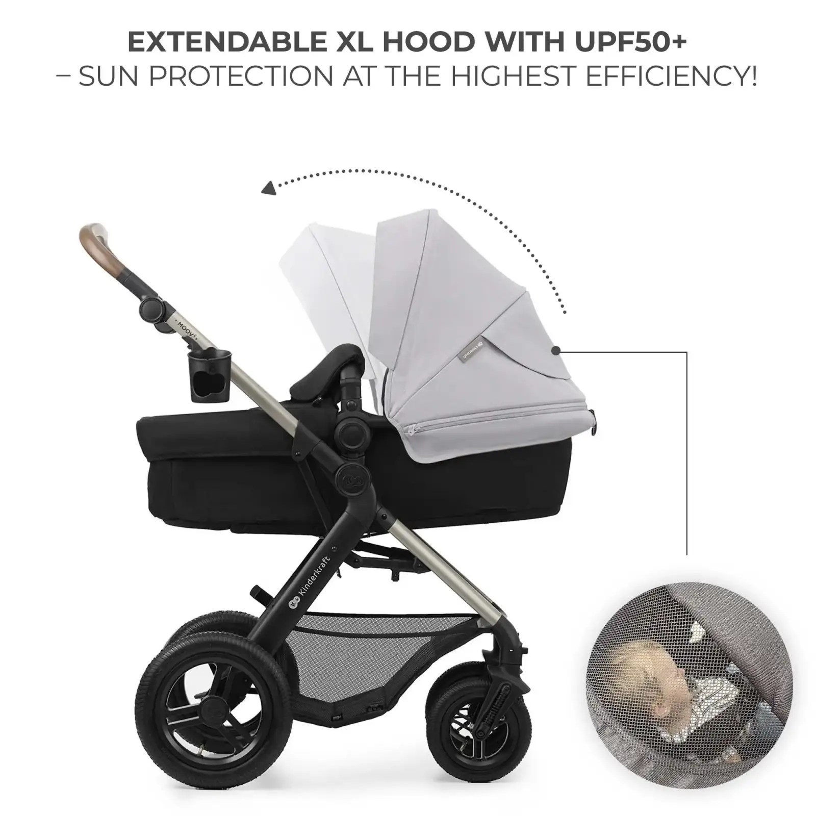 Коляска 3 в 1 Kinderkraft Moov 2 Air Moonlight Grey (KSMOOV02GRY0000) UA