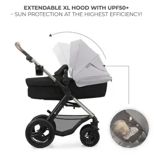 Коляска 3 в 1 Kinderkraft Moov 2 Air Moonlight Grey (KSMOOV02GRY0000) UA