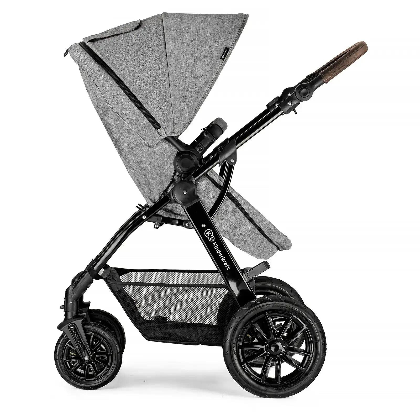 Универсальная коляска 3 в 1 Kinderkraft Moov Gray Melange (KKWMOOVGRYM0NC) UA