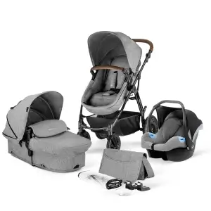 Универсальная коляска 3 в 1 Kinderkraft Moov Gray Melange (KKWMOOVGRYM0NC) UA