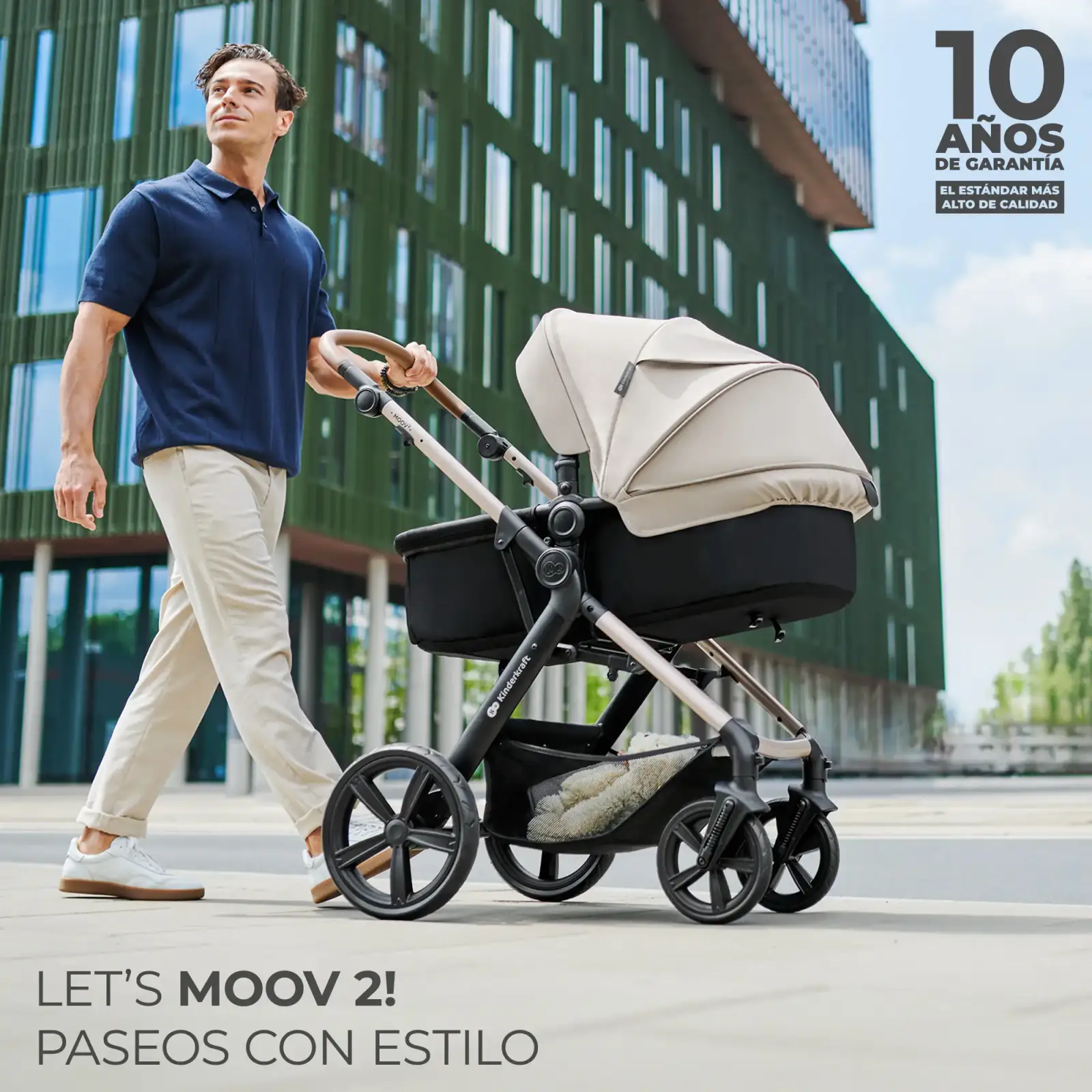 Универсальная коляска 3 в 1 Kinderkraft Moov 2 Air Light Gray (KSMOOV02LGR3000) UA