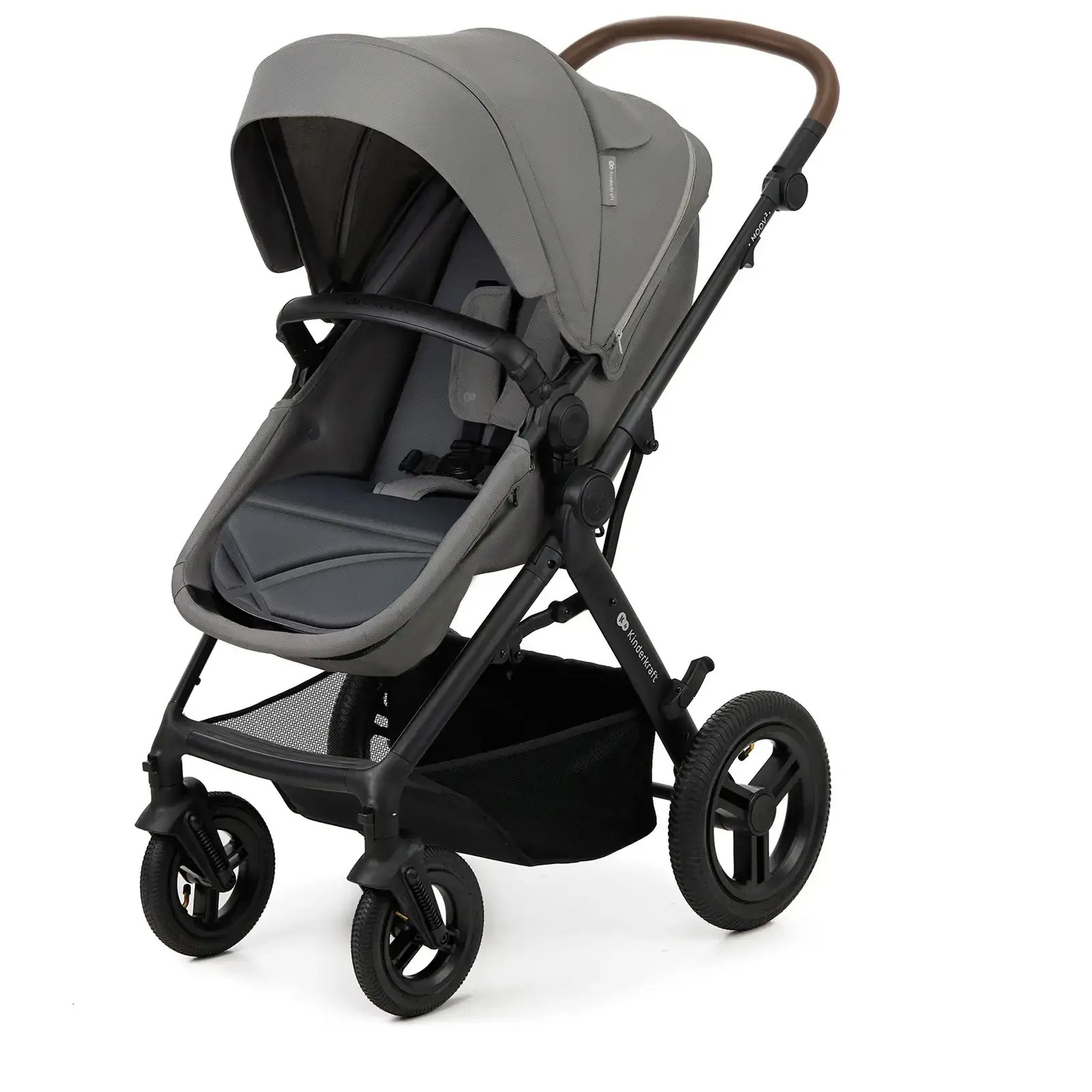 Универсальная коляска 3 в 1 Kinderkraft Moov 2 Air Light Gray (KSMOOV02LGR3000) UA