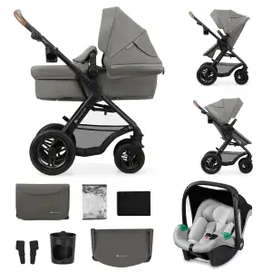 Универсальная коляска 3 в 1 Kinderkraft Moov 2 Air Light Gray (KSMOOV02LGR3000) UA