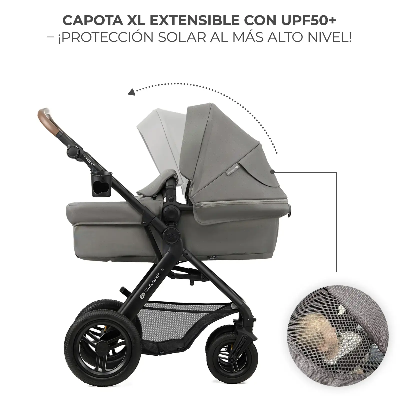 Универсальная коляска 3 в 1 Kinderkraft Moov 2 Air Light Gray (KSMOOV02LGR3000) UA