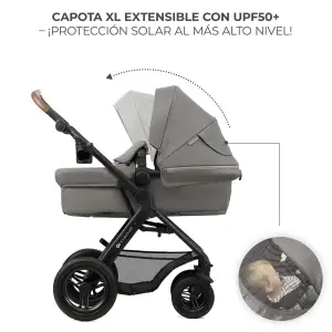 Универсальная коляска 3 в 1 Kinderkraft Moov 2 Air Light Gray (KSMOOV02LGR3000) UA