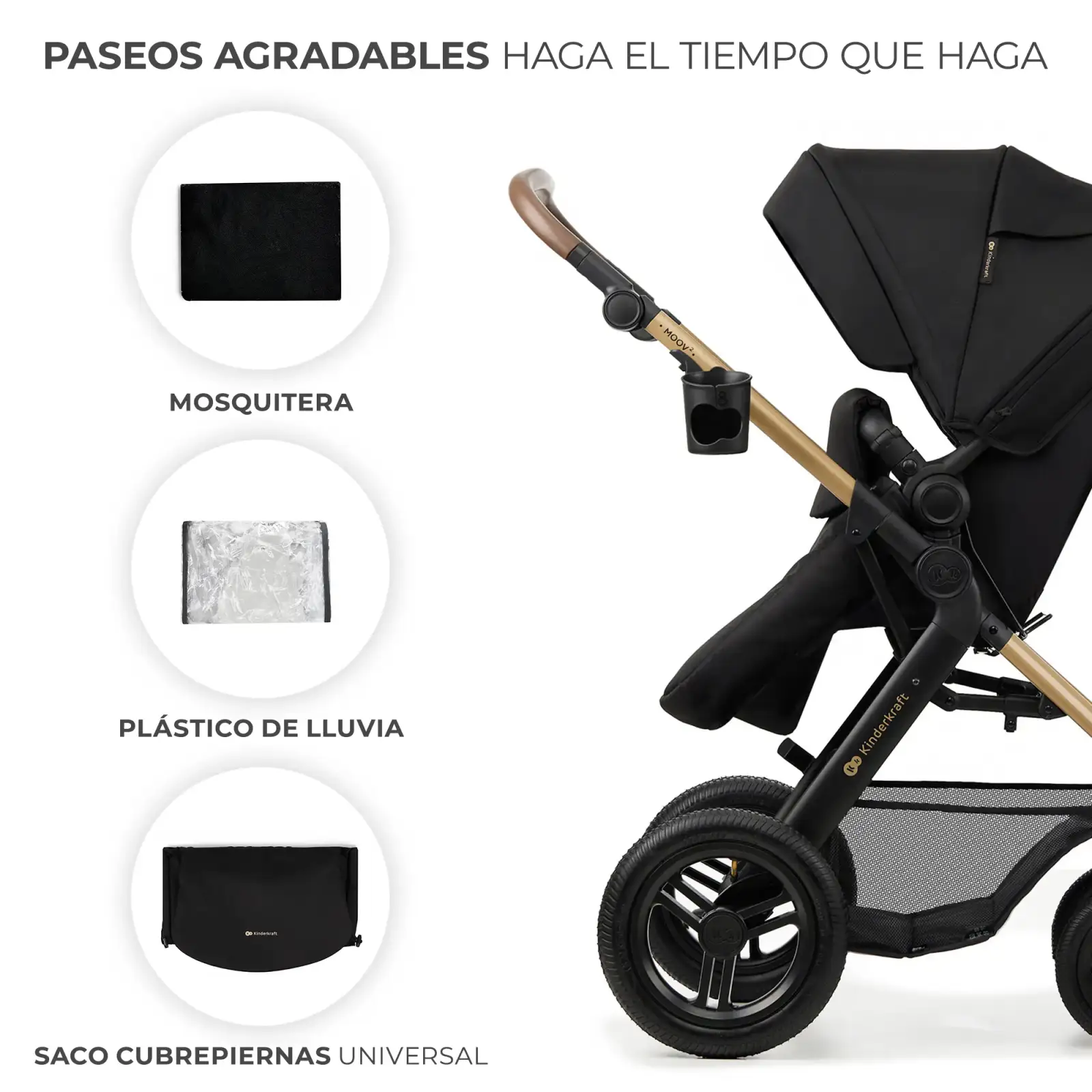 Универсальная коляска 3 в 1 Kinderkraft Moov 2 Air Pure Black (KSMOOV02BLK0000)