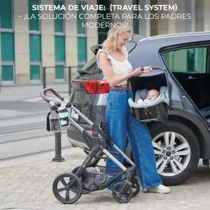 Универсальная коляска 3 в 1 Kinderkraft Moov 2 Air Pure Black (KSMOOV02BLK0000)