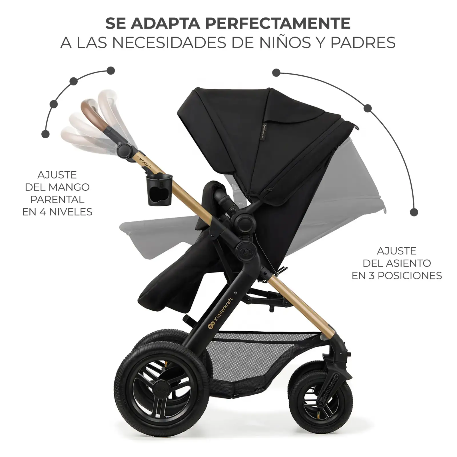 Универсальная коляска 3 в 1 Kinderkraft Moov 2 Air Pure Black (KSMOOV02BLK0000)