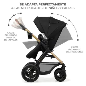 Универсальная коляска 3 в 1 Kinderkraft Moov 2 Air Pure Black (KSMOOV02BLK0000)