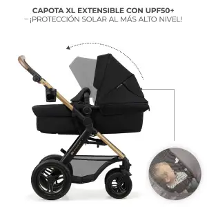 Универсальная коляска 3 в 1 Kinderkraft Moov 2 Air Pure Black (KSMOOV02BLK0000)