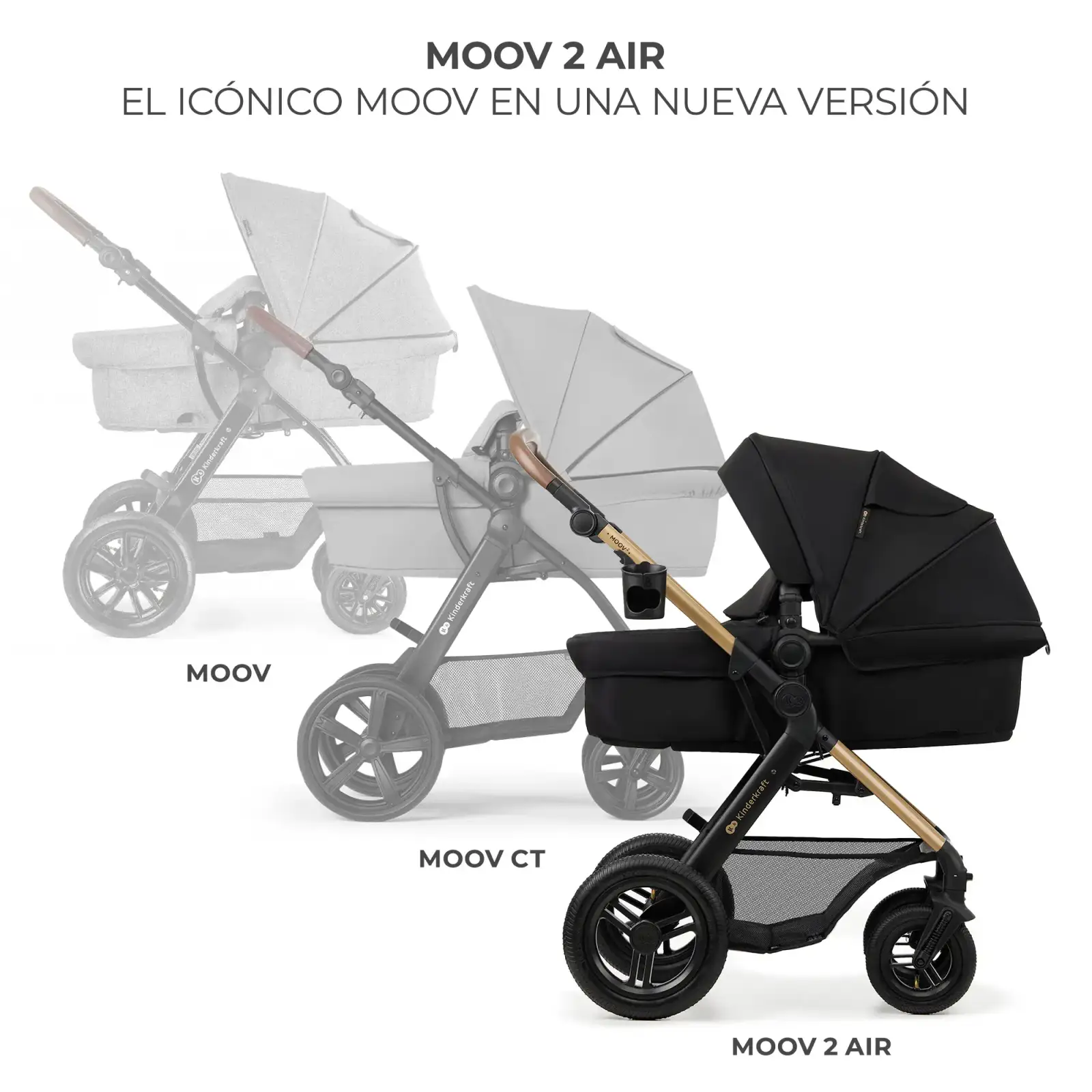 Универсальная коляска 3 в 1 Kinderkraft Moov 2 Air Pure Black (KSMOOV02BLK0000)
