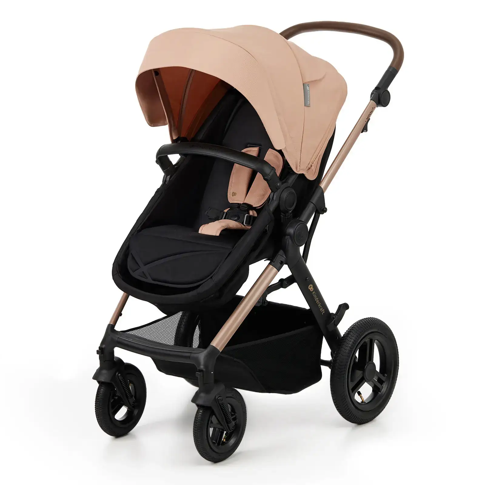 Универсальная коляска 3 в 1 Kinderkraft Moov 2 Air Sand Beige (KSMOOV02BEG0000)