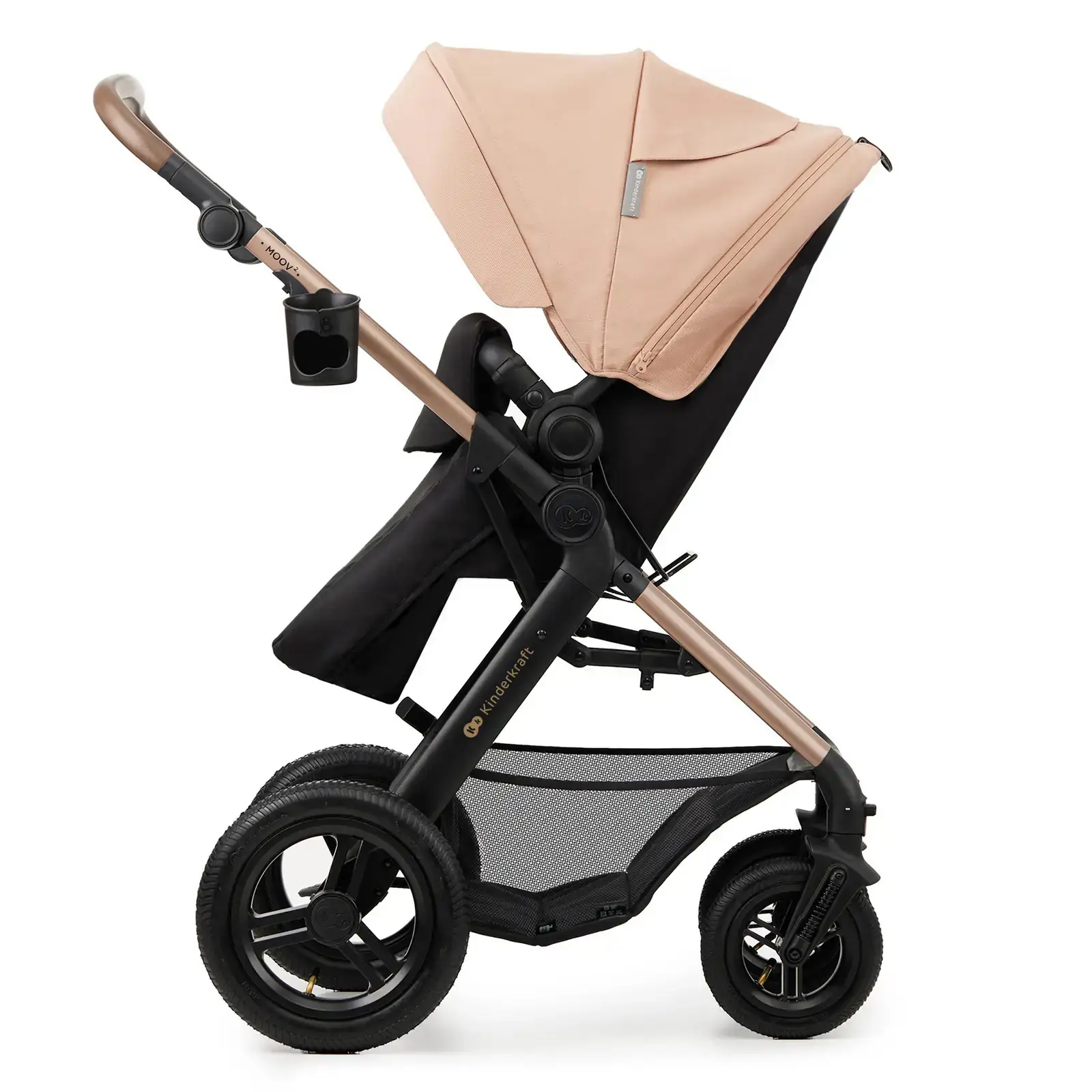 Универсальная коляска 3 в 1 Kinderkraft Moov 2 Air Sand Beige (KSMOOV02BEG0000)