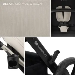 Універсальна коляска 3 в 1 Kinderkraft Moov 2 Moonlight Gray (KSMOOV02GRYEV00)