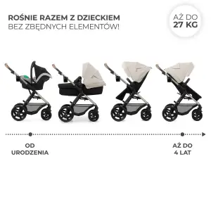 Універсальна коляска 3 в 1 Kinderkraft Moov 2 Moonlight Gray (KSMOOV02GRYEV00)