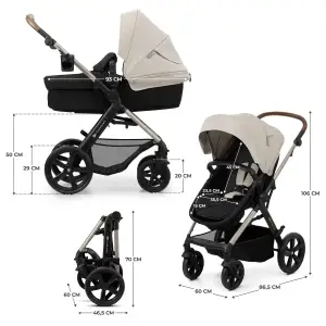 Універсальна коляска 3 в 1 Kinderkraft Moov 2 Moonlight Gray (KSMOOV02GRYEV00)