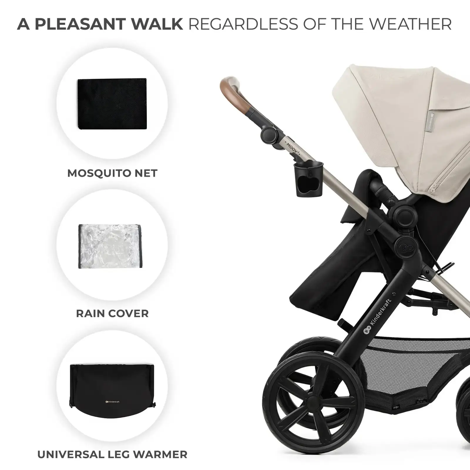 Універсальна коляска 3 в 1 Kinderkraft Moov 2 Moonlight Gray (KSMOOV02GRYEV00)