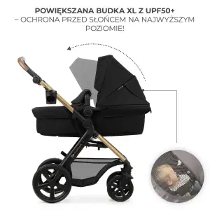 Универсальная коляска 3 в 1 Kinderkraft Moov 2 Pure Black (KSMOOV02BLKEV00)