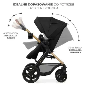 Универсальная коляска 3 в 1 Kinderkraft Moov 2 Pure Black (KSMOOV02BLKEV00)