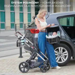 Универсальная коляска 3 в 1 Kinderkraft Moov 2 Sand Beige (KSMOOV02BEGEV00)