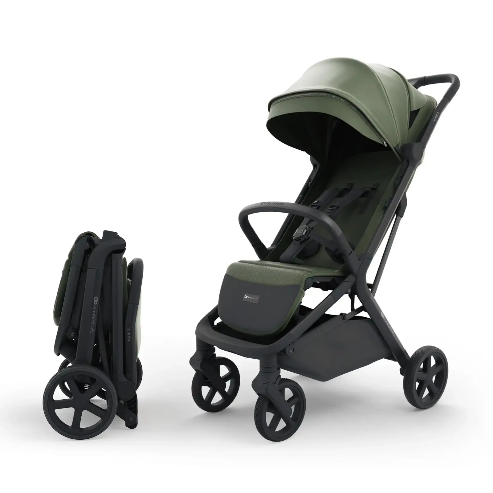 Прогулочная коляска Kinderkraft Nubi 3 Mystic Green (KSNUBI03GRE0000)